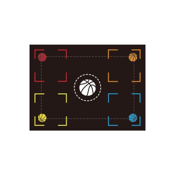 Basketball Training Mat Indoor Step Positioning Step Point Control Ball Step Mat Indoor Ball Control Training Dribbling Drill Thickening - Image 7