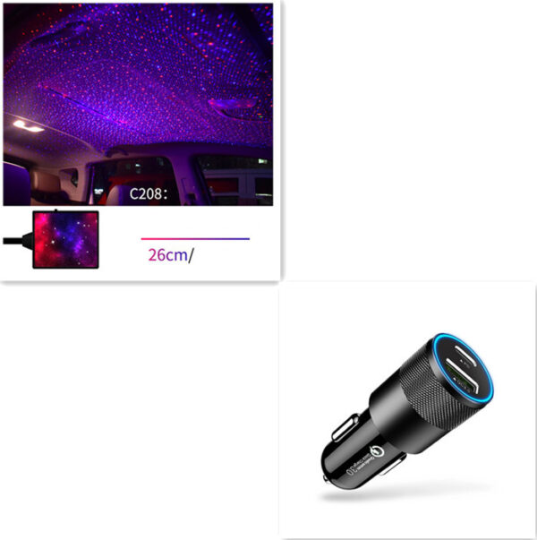 Star Light Projector Party Lights USB LED Light Interior Lighting LED Interior Car Lights Starry Sky Galaxy Night Lights - Image 6