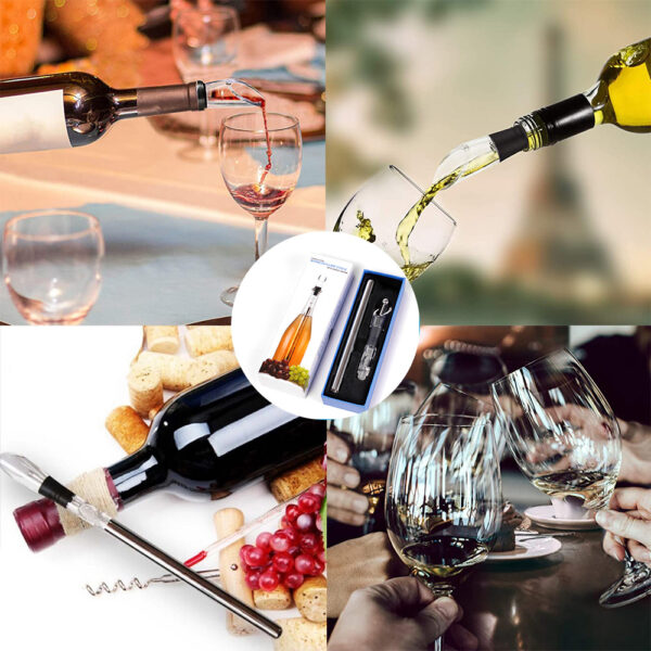 Wine Bottle Cooler Stick Stainless Steel Wine Chilling Rod Leakproof Wine Chiller Beer Beverage Frozening Stick Bar Tools - Image 3