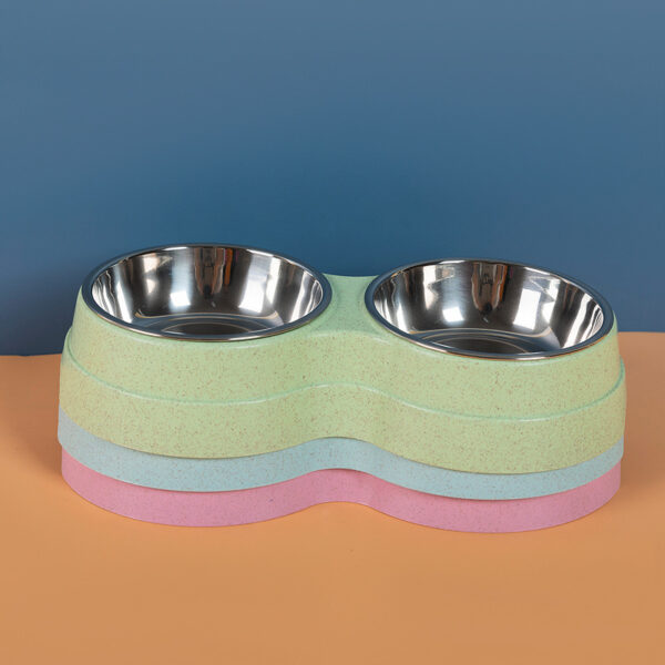 Double Pet Bowls Dog Food Water Feeder Stainless Steel Pet Drinking Dish Feeder Cat Puppy Feeding Supplies Small Dog Accessories - Image 10