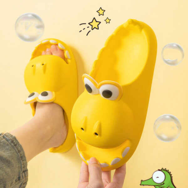 Kids Dinosaur Slippers Wholesale Summer Cartoon Parent Child Outdoor Home EVA Sandals Women Men Kids Cute Slippers Baby Shoes - Image 9