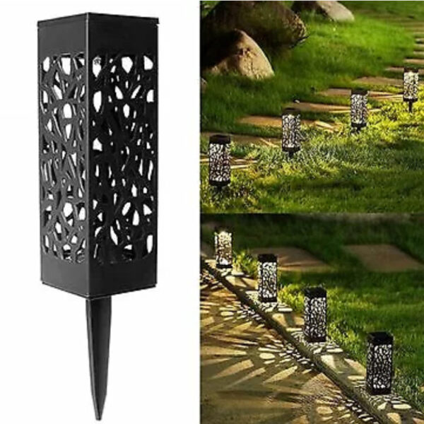 Solar Garden Pathway Lights Lawn Lamp For Garden Lantern Decoration Outdoor Path Light Wireless Waterproof Night Led Solar Lamp - Image 8