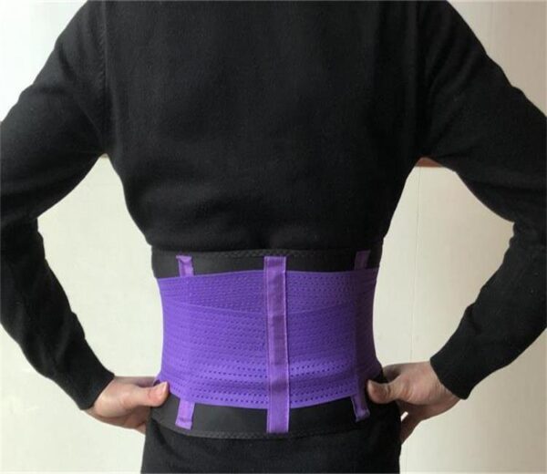 Waist Trimmer Belt Body Shaper Abdominal Trainer Weight Loss Fat Burning Straps - Image 7