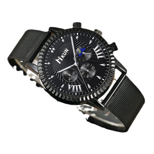 New Fashion Trendy Men's Casual Sports All-match Mesh Quartz Watch - Image 2