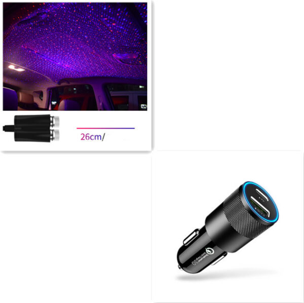 Star Light Projector Party Lights USB LED Light Interior Lighting LED Interior Car Lights Starry Sky Galaxy Night Lights - Image 5