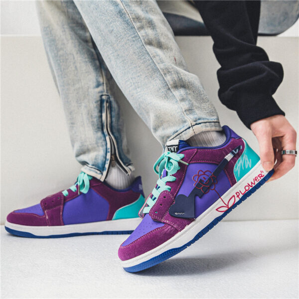 Mens Fashionable And Versatile Graffiti Shoes - Image 5