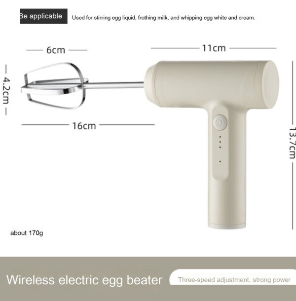 Wireless Mini Cream Blender Handheld Electric Whisk Household - Image 4