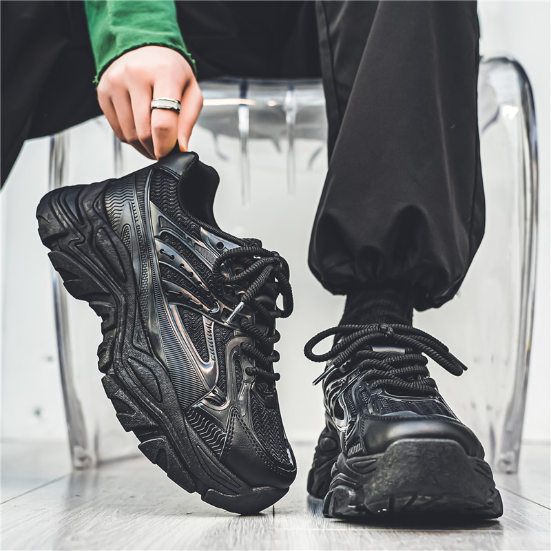 Men's Casual Shoes Hong Kong Style Shoes Breathable Increased - Image 4