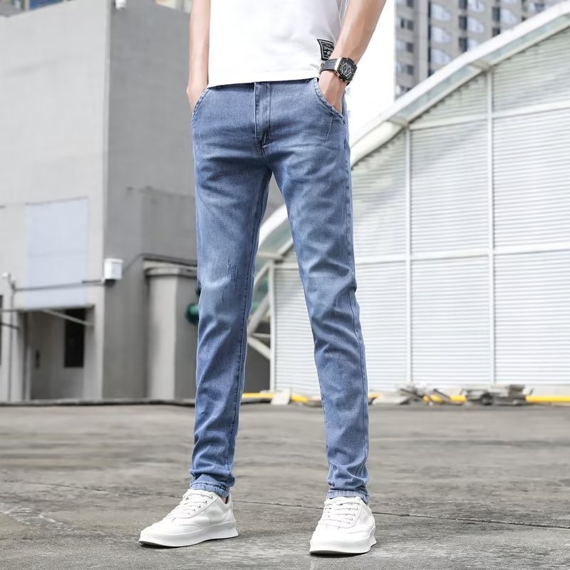 Summer Versatile Youth Stretch Feet Boys Pants