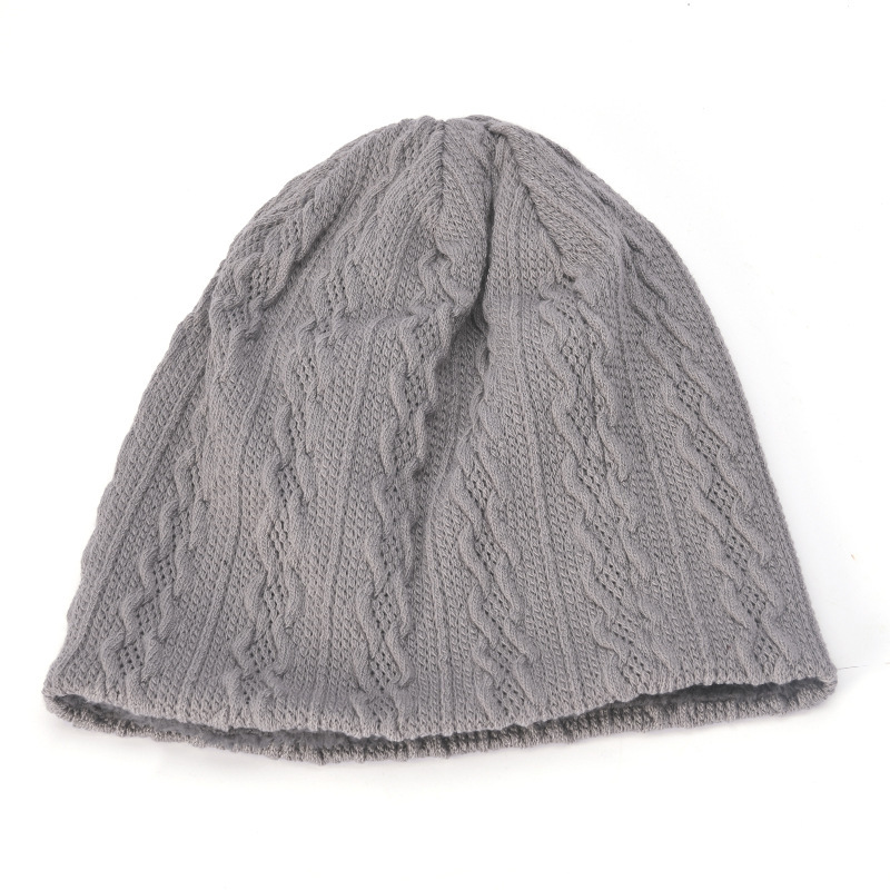Men's Hat Winter Youth Warm Thickened Knitting Woolen Cap - Image 4