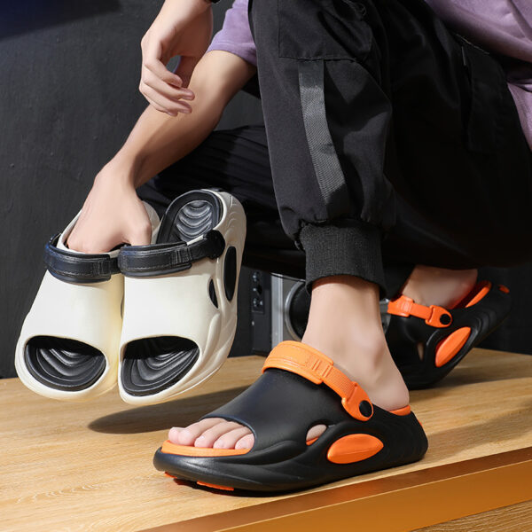 New Summer Men's Sandals Non-slip Deodorant Platform