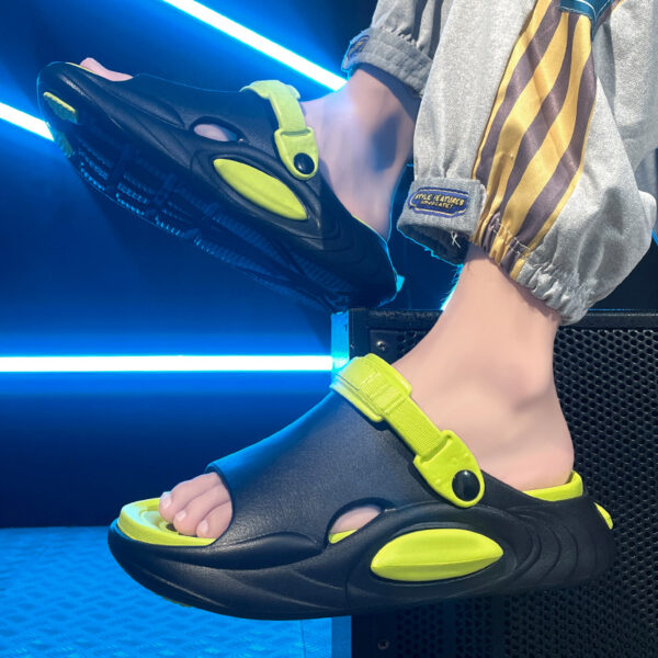 New Summer Men's Sandals Non-slip Deodorant Platform - Image 5