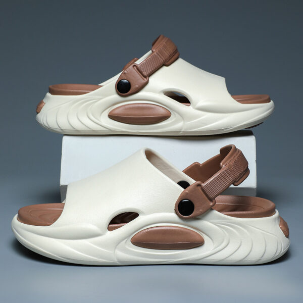 New Summer Men's Sandals Non-slip Deodorant Platform - Image 3