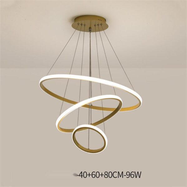 Living Room Chandelier Dining Room Lamp Intelligent Simple Household Chandelier - Image 5