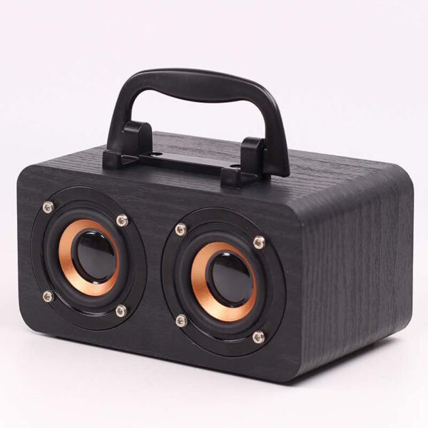 Wooden Wireless Bluetooth Speaker Portable Outdoor - Image 2