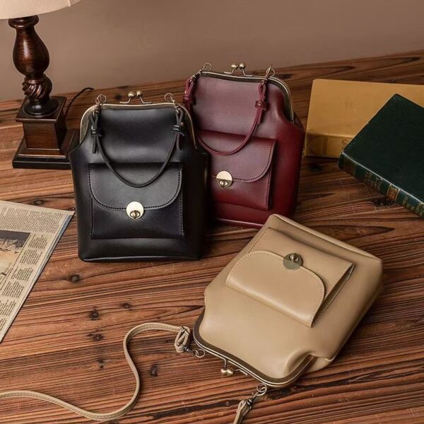 New Women's Large Capacity Leather Bag