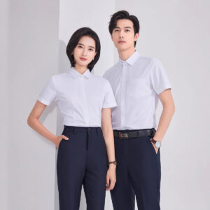 Bamboo Fiber Business Short Sleeve Non-ironing Stretch Shirt