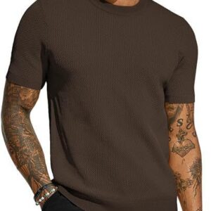 Casual Knitted Tee for Men