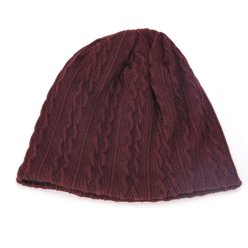 Men's Hat Winter Youth Warm Thickened Knitting Woolen Cap - Image 2