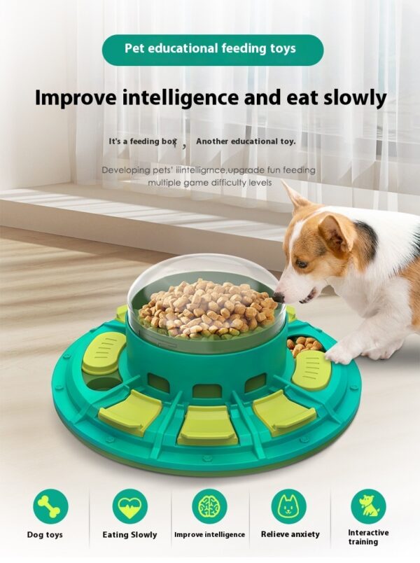 Interactive Dog Puzzle Toy For IQ Improvement And Slow Feeding Suitable For All Sizes Pets Nutritious Diet-Friendly Non-Electric Plastic Pets Game Pet Products - Image 5