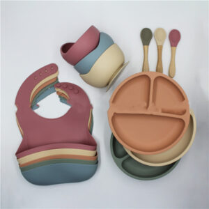 4-Piece Silicone Baby Dinner Set