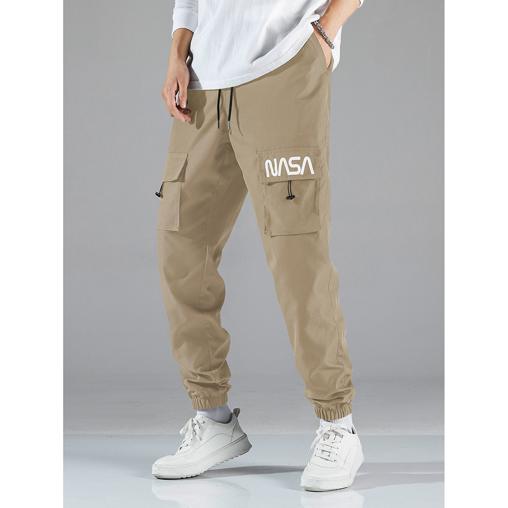 Straight Ankle Tied Wear-resistant Overalls Casual Pants - Image 9