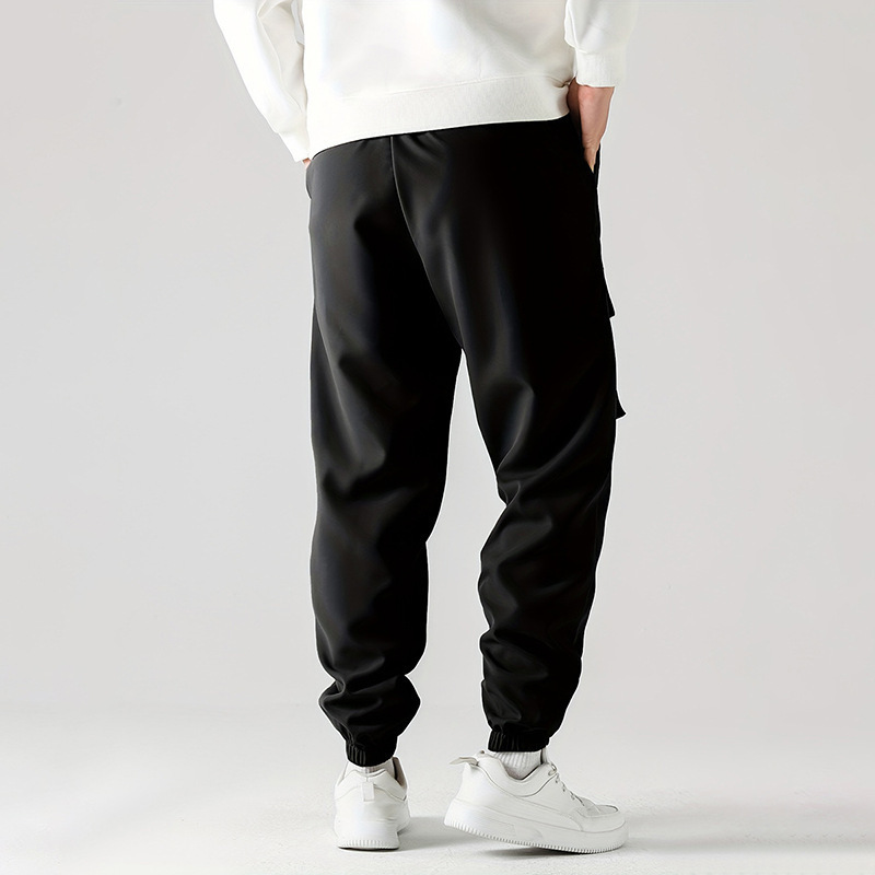 Straight Ankle Tied Wear-resistant Overalls Casual Pants - Image 6