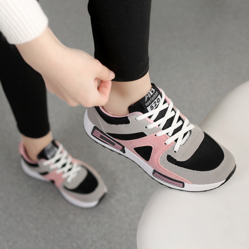 Sports Shoes Women's All-match Casual Shoes Forrest Shoes Student Breathable Board Shoes Flat Running Shoes - Image 2